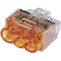 Miniatyrbillede 3 af 4: 10 stk. 3-vejs stikterminaler ledningsforbindelser HelaCon Plus Mini