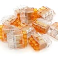 Miniatyrbillede 1 af 4: 10 stk. 3-vejs stikterminaler ledningsforbindelser HelaCon Plus Mini