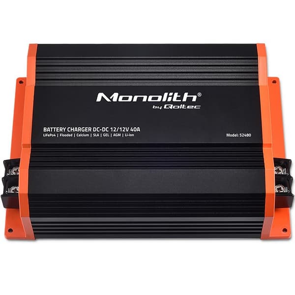 Qoltec 52480 Monolith DC-DC-oplader til LiFePO4 AGM 12V-batterier | 40A | 500W