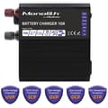 Miniatyrbillede 3 af 3: Qoltec 51958 Smart Monolith-oplader til LiFePO4 AGM GEL SLA-batterier | 10A | 12V