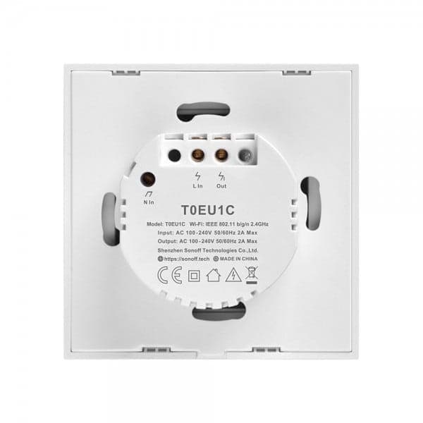 Sonoff Touch - wifi-ljusströmbrytare med touchfunktion T0EU1C-TX