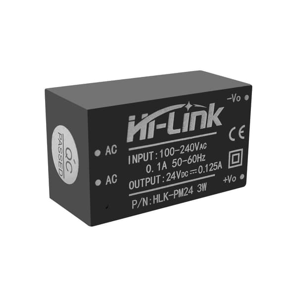 Strømforsyning 240V / 24V 125mA HLK-PM24 printbar version