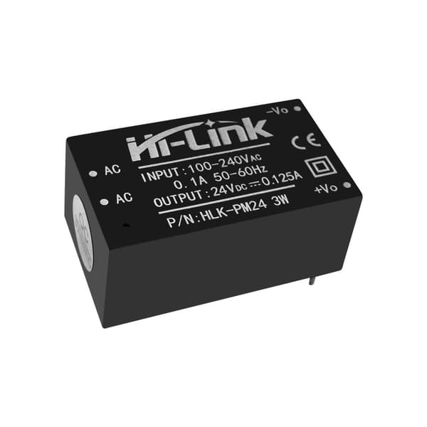 Strømforsyning 240V / 24V 125mA HLK-PM24 printbar version