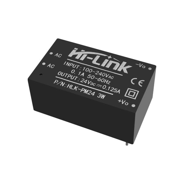 Strømforsyning 240V / 24V 125mA HLK-PM24 printbar version
