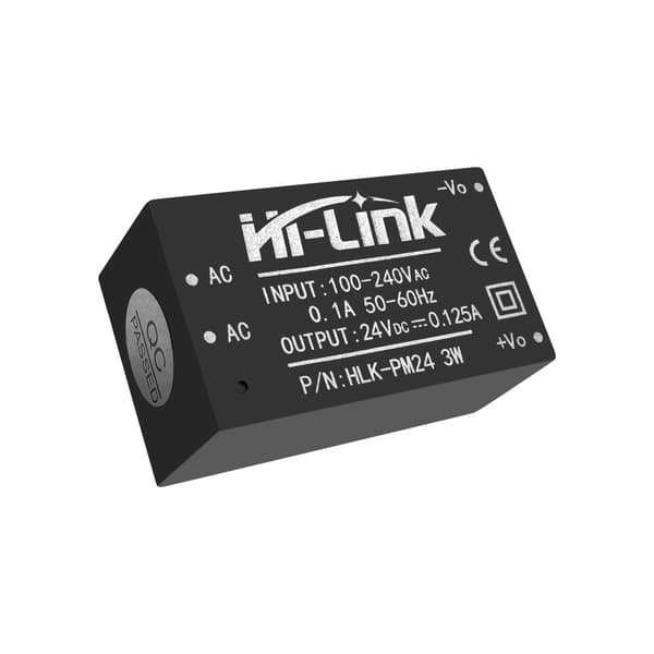 Strømforsyning 240V / 24V 125mA HLK-PM24 printbar version