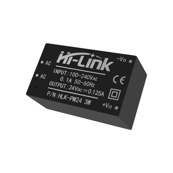 Strømforsyning 240V / 24V 125mA HLK-PM24 printbar version