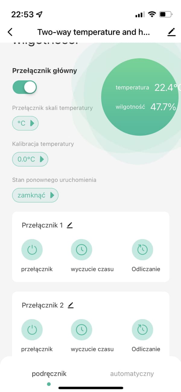 Wifi-sändare med temperatursensor Fjärrmätning av temperatur Tuya MOES-termostat