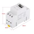 Miniatyrbillede 7 af 8: Ugentlig digital programmeringsenhed til DIN-skinne 230V THC15A