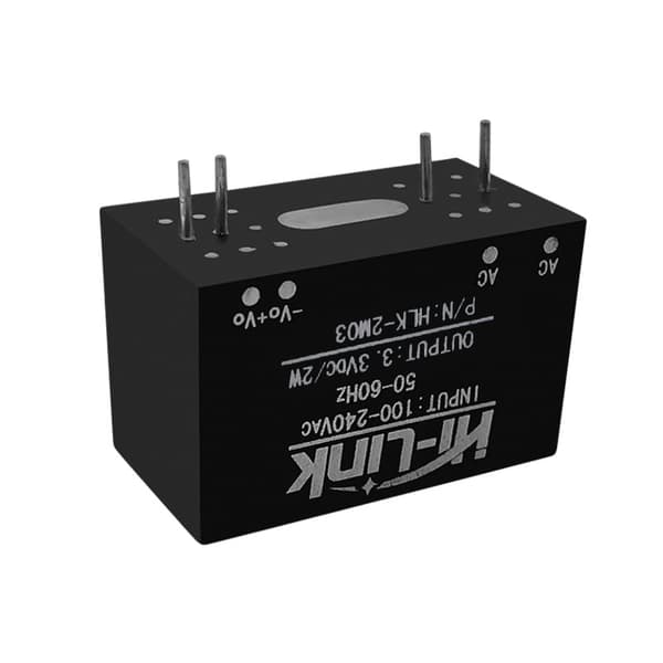 Virtalähde 240V / 3.3V 600mA HLK-2M03 tulostettava versio