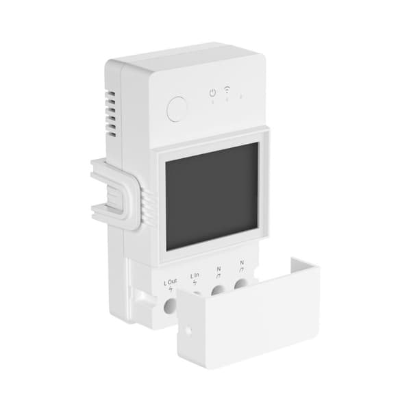 Sonoff POW R3 20D Wifi-relæ med strømmåling op til 20A og LCD-display