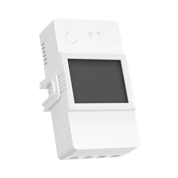 Sonoff POW R3 20D Wifi-relæ med strømmåling op til 20A og LCD-display