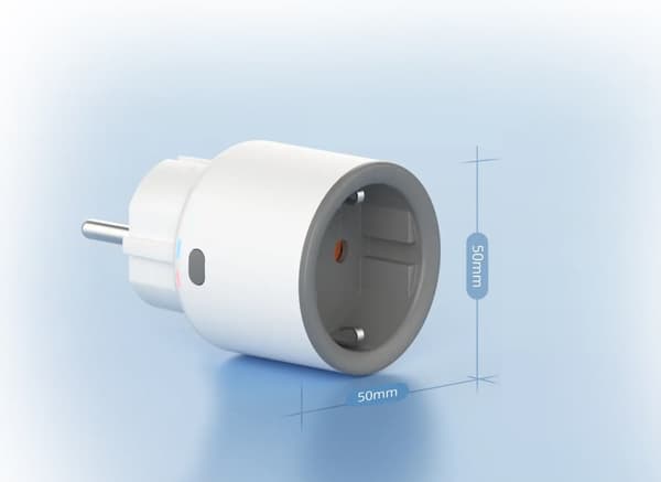 Sonoff S60 Smart Wifi Stikkontakt Wattmeter 16A 4000W Stikben