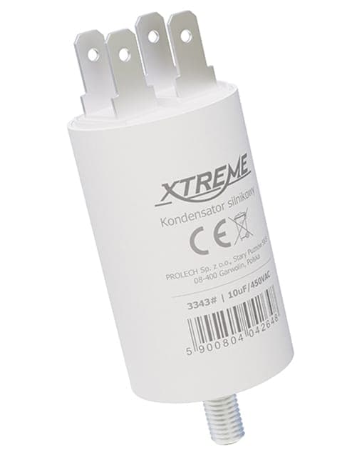 Xtreme motorkondensator (10uF, 450VAC, kontakt)