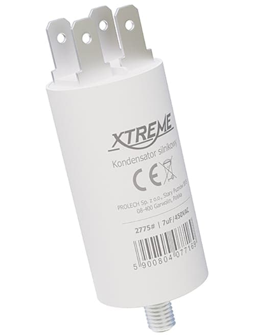 Xtreme motorkondensator (7uF, 450VAC, kontakt)