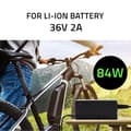Miniatyrbillede 2 af 7: Qoltec 50761 Oplader til elcykelbatterier 36V | 42V | 2A | 5,5*2,5