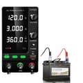 Miniatyrbillede 1 af 2: Laboratorie DC Strømforsyning, Justerbar Spænding, Strømregulator,AC 220V, 120V3A-BatteriKontakt