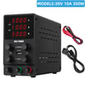 Miniatyrbillede 2 af 2: Lab DC strømforsyning, justerbar spænding, reguleret output,AC 220V, SC-SPS3010 B-0V10A