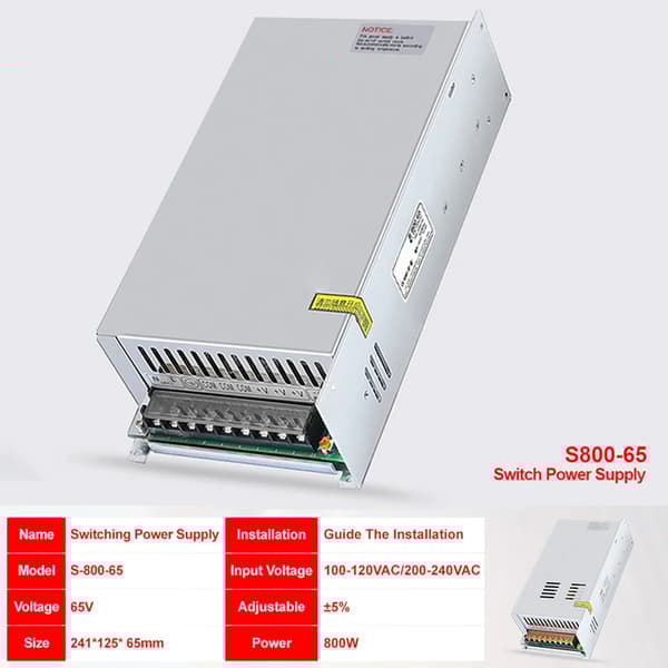 S-800 Strömförsörjning,S800-65 Strömförsörjning
