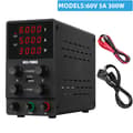 Miniatyrbillede 2 af 2: DC Strømforsyning, 30V 10A Output, Spændingsstrømregulator,S-60V5A SPS605, 220V