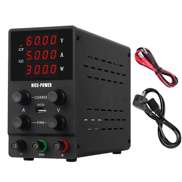 DC Strømforsyning, 30V 10A Output, Spændingsstrømregulator,S-60V5A SPS605, 220V
