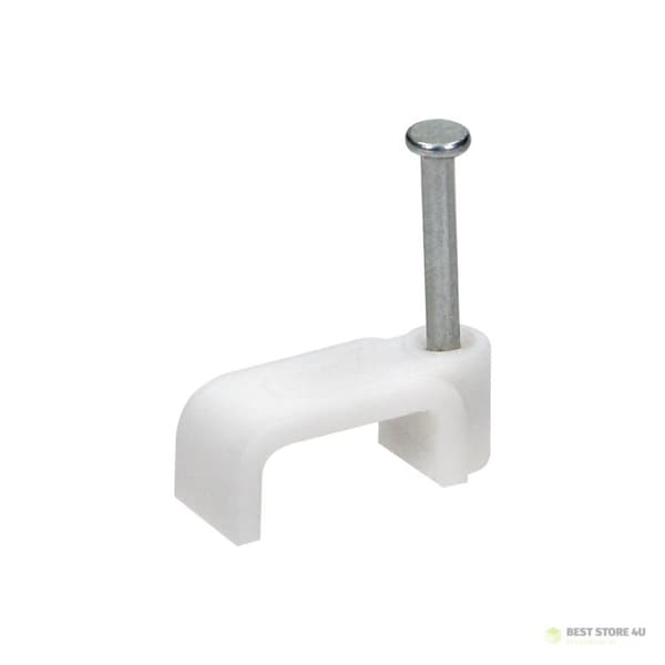Flad kabelholder til YDYp-kabel 2 x 2,5 mm2, 8x6 mm (100 stk.)