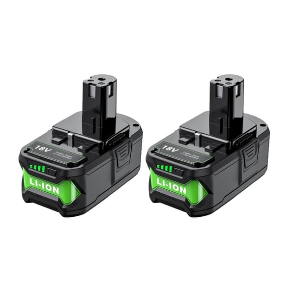 Ryobi 18V litiumioniakku, 6000mAh ja 9000mAh vaihtoehdot, yhteensopiva P107, P108, P109 kanssa,2 6.0h, 18 V