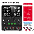 Miniatyrbild 2 av 2: Dual Channel DC Power Supply, Utgångslägen: Oberoende, Seriekopplad, Parallell,SPS605-2KD 60V5A, AC 220V