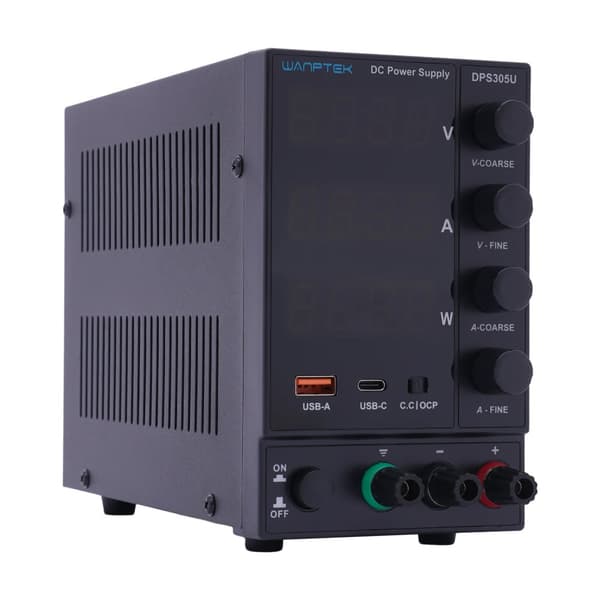 Laboratorie Strømforsyning, 0-30V Udgivelse, Justerbar DC,220V, sort