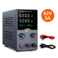 Miniatyrbillede 2 af 2: NANKADF Lab Bænkstrømforsyning, Justerbar 30V 10A, Dobbelt Display for Spænding og Strøm,Sort 60V 5A