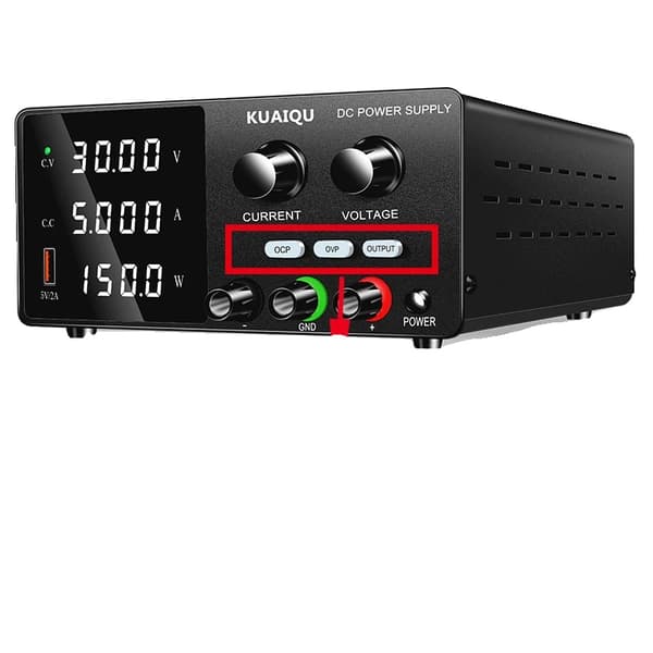 DC-laboratoriekraftförsörjning, justerbar spänning 30V/60V, överström- och överspänningsskydd,30V5A OCP OVP, 220V
