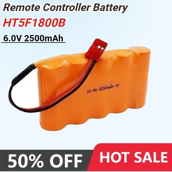 Fjärrkontrollsbatteri, 6.0V, 2500mAh, Kompatibelt med FUTABA-sändare,6.0V 2500mAh