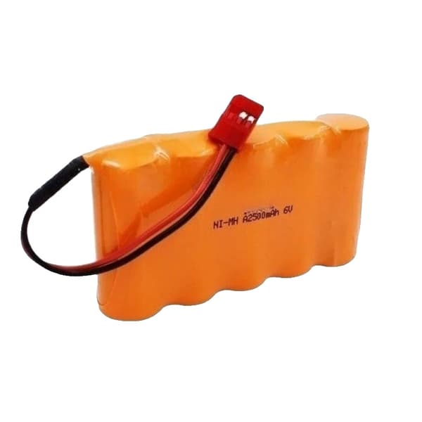 Fjärrkontrollsbatteri, 6.0V, 2500mAh, Kompatibelt med FUTABA-sändare,6.0V 2500mAh