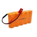 Miniatyrbild 1 av 2: Fjärrkontrollsbatteri, 6.0V, 2500mAh, Kompatibelt med FUTABA-sändare,6.0V  2500mAh