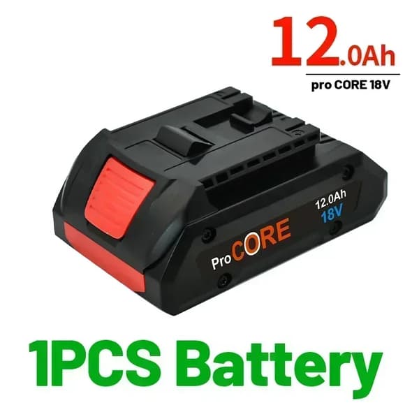 Litiumjonbatteripack, 18V, 6-18Ah kapacitet, Li-Ion typ,12.0AH 1