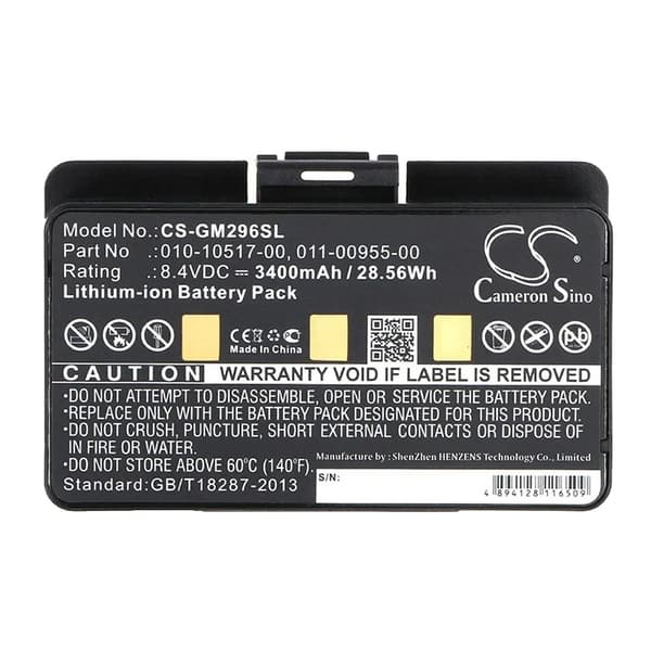Garmin GPS-batteri, 8.4VDC spænding, 3400mAh kapacitet,CS-GM296SL