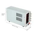 Miniatyrbillede 2 af 2: Skiftende DC-strømforsyning, justerbar 0-60V udgang, 3-cifret LED-display,HVID