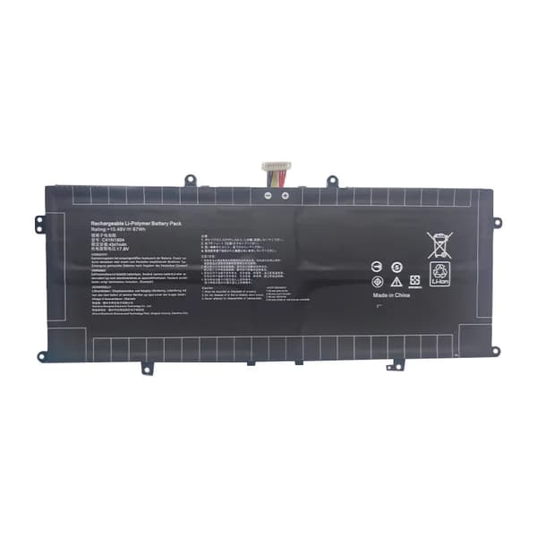 C41N1904 Laptopbatteri, 15.48V spænding, 67Wh kapacitet, kompatibel med ASUS ZenBook modeller