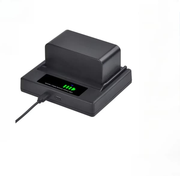 Batteri til Leica Total Station, 4400mAh kapacitet, genopladeligt NI-MH type,1 GEB121 1 oplader