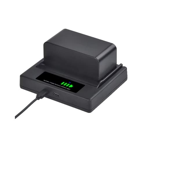 Batteri til Leica Total Station, 4400mAh kapacitet, genopladeligt NI-MH type,1 GEB121 1 oplader