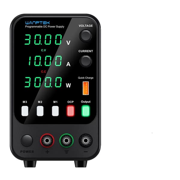 Wanptek DC Strømforsyning, 30V 10A Udgivelse, Justerbar Spændingsregulering,APS3010H 30V 10A