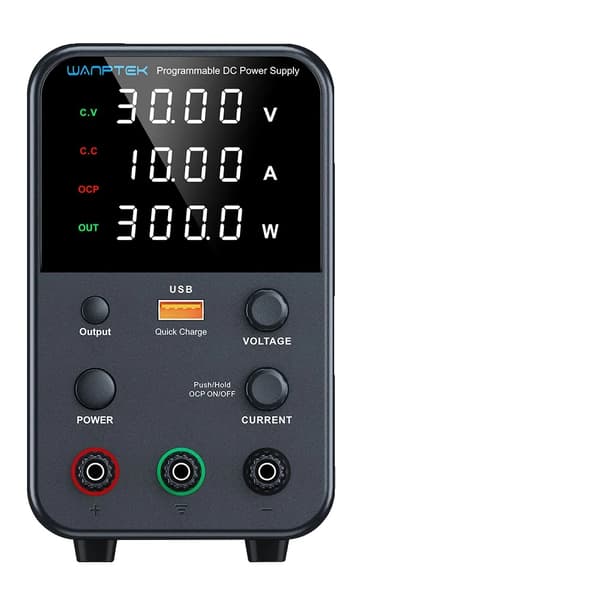 Wanptek DC Strømforsyning, 30V 10A Udgivelse, Justerbar Spændingsregulering,WPS3010H 30V 10A