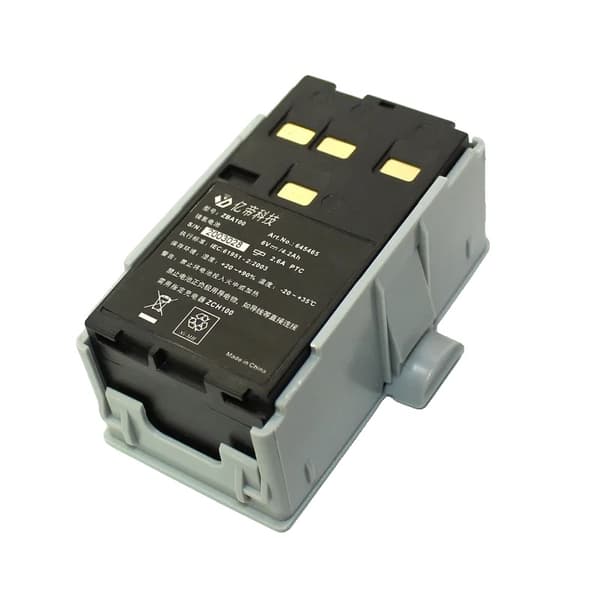 Genopladeligt batteri, 4200mAh kapacitet, 6.0V spænding, kompatibel med ZTS602-serien,ZBA100, 6V