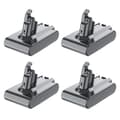Miniatyrbillede 2 af 2: V6 Erstatningsbatteri, 21.6v 6000mAh, Hurtigopladning,4BAT