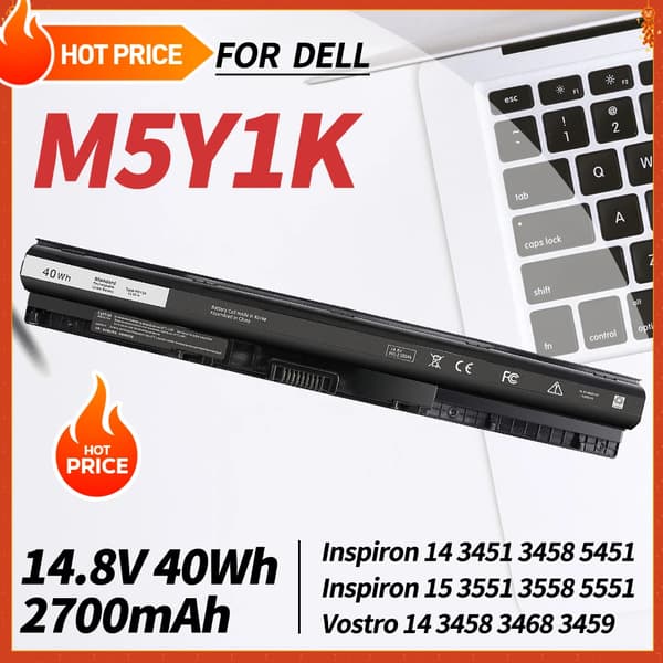 M5Y1K Laptopbatteri, 14.8V spænding, 40Wh kapacitet,M5Y1K 14,8V 40Wh
