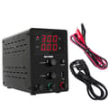 Pikkukuva 1 / 2: Laboratoriovirtalähde, säädettävä jännite, vaihtovirtatekniikka,AC 220V, 3digits 30V10A Musta