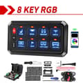 Miniatyrbild 2 av 2: Switch Panel, Easy Installation, Universal Compatibility,8 Gangs med APP