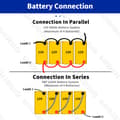 Miniatyrbild 3 av 4: LiFePO4-batteripack, 120AH kapacitet, inbyggd BMS,12,8v 120ah-1STK