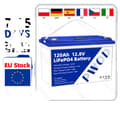 Miniatyrbild 1 av 4: LiFePO4-batteripack, 120AH kapacitet, inbyggd BMS,12,8v 120ah-1STK
