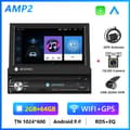 Miniatyrbillede 2 af 2: Bilradio, Udtrækkelig Touch Skærm, GPS Navigation, 2G 64G CAM DVR