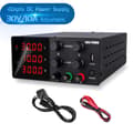 Miniatyrbillede 2 af 2: Justerbar DC-strømforsyning, 30V udgang, 10A strøm,SPS-W3010 30V10A, AC 220V
